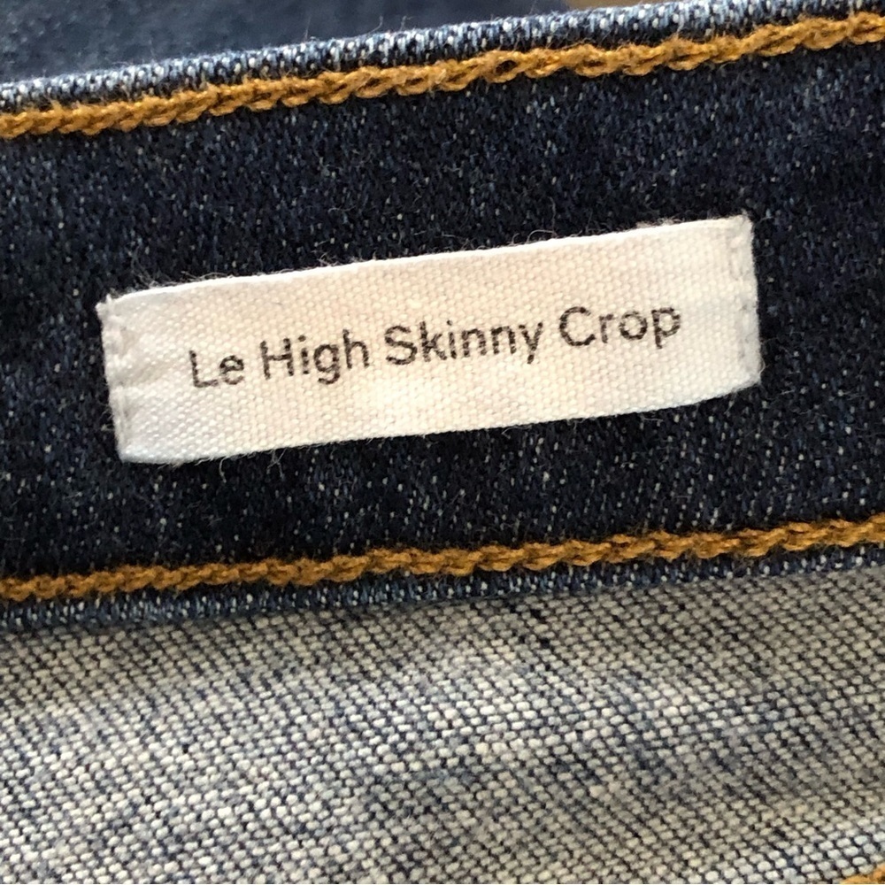 Frame Samir’s Le high skinny crop dark wash jeans - Picture 10 of 11